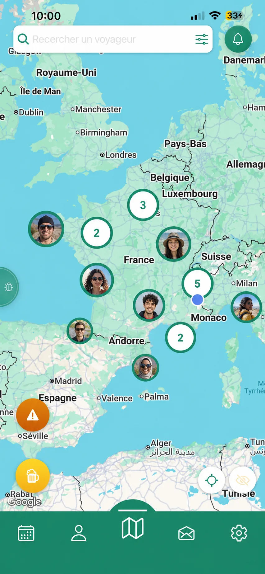 Aperçu de l'application COBA